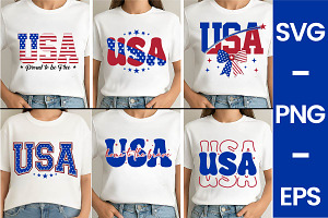 Usa Svg Bundle, 4th Of July PNG, an Object Graphic by EllaMaiyaali