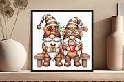 Christmas Peeking Reindeer Clipart P, an Illustration by DreamCafeArt (Thumbnail 6 of 7)
