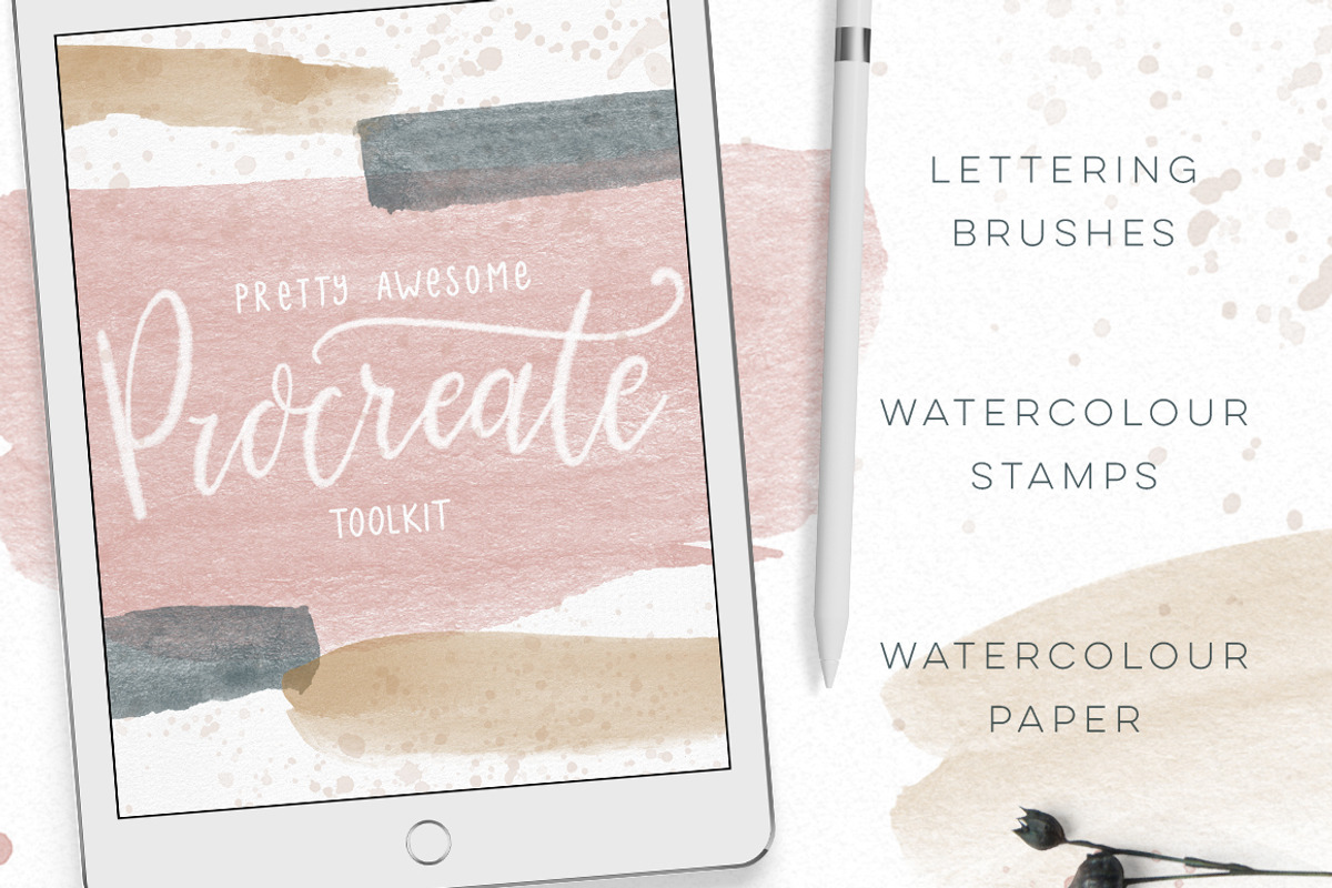 Procreate Brushes Watercolor Kit