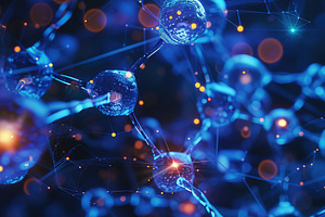 Abstract Molecular Structure Network, a Health & Medical Photo by Ales Munt
