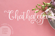 Chathaleya - Modern Script, a Script Font by Lemon Studio Type (Thumbnail 1 of 6)