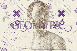 Modern Halftone Retro Effect