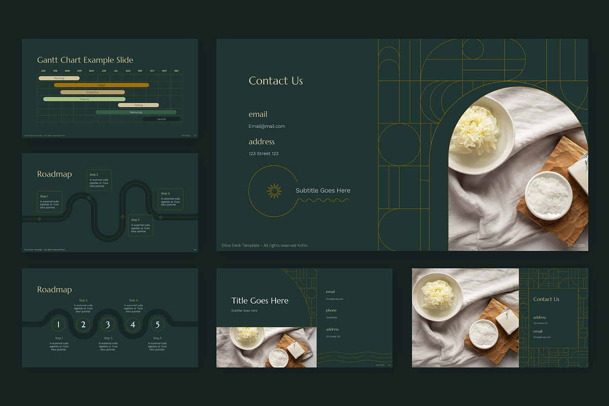 Olive Keynote Template, a Presentation Template by chio.design - Khalay Chio (Photo 7 of 7)