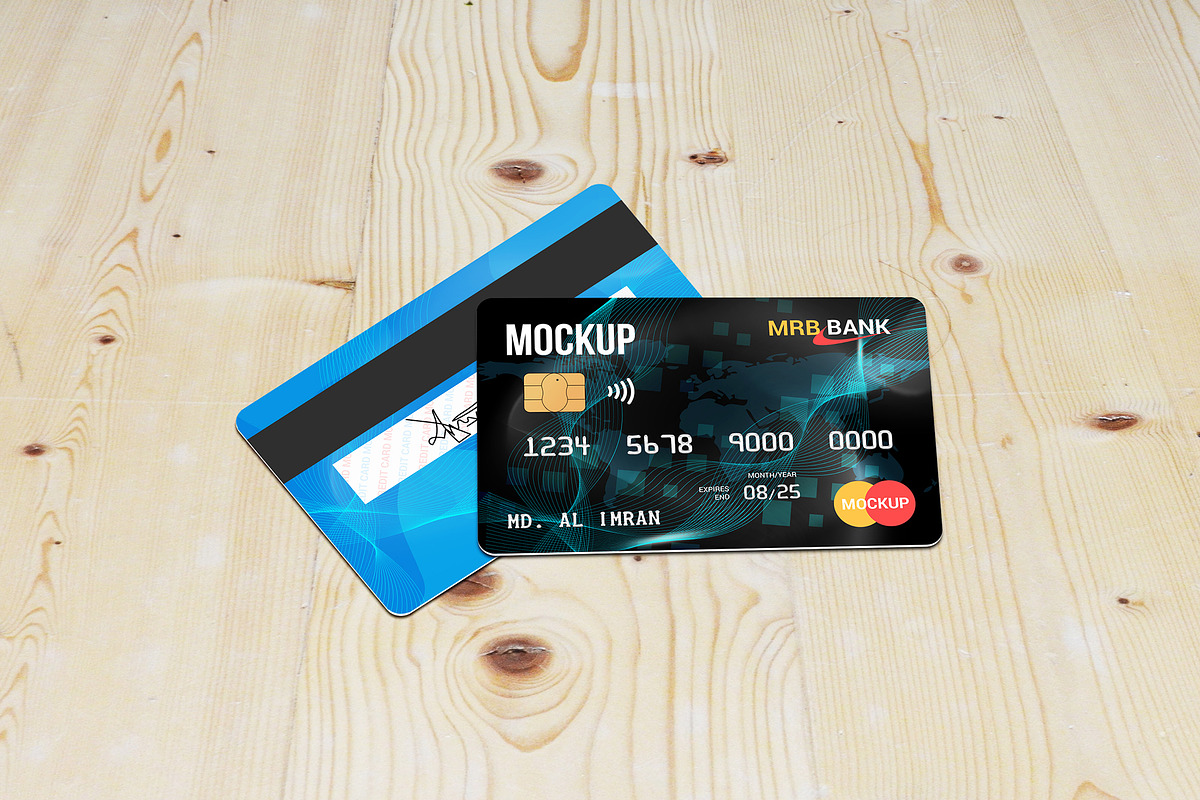Membership Card / Credit Card Mockup, a Mockup by alimran24 (Photo 10 of 11)