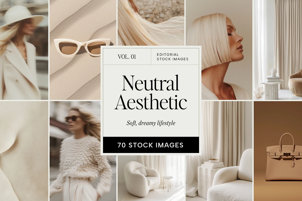 Neutral Beige Editorial Stock Images, a Beauty & Fashion Photo by Make Stories Studio (Photo 2 of 6)