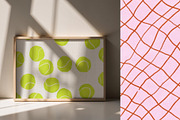 Tenniscore: 50 Whimsical Backgrounds, a Background Graphic by PaperJamLab (Thumbnail 11 of 17)