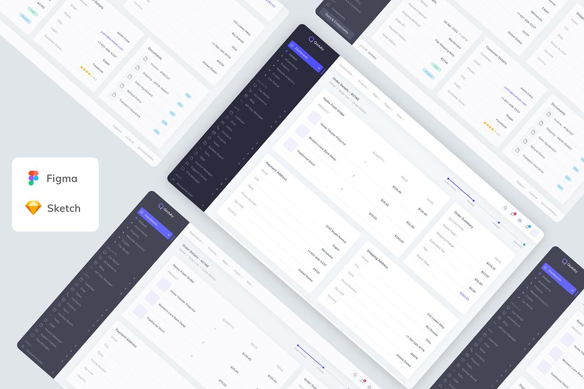 Order Details Admin Dashboard UI Kit, an UI Kit Template by Betush