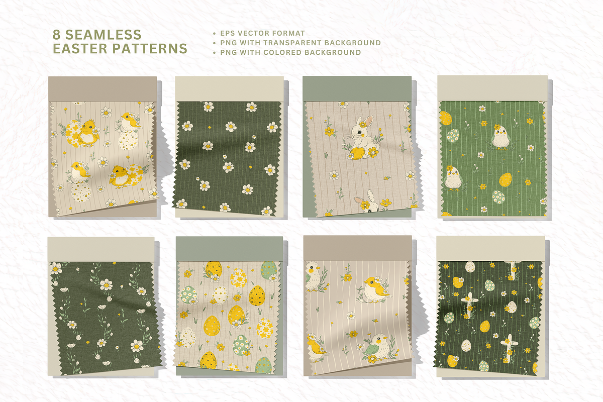 Easter Clipart & Pattern Bundle, an Object Graphic by Red Ink (Photo 7 of 8)