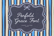 Penfold Grace Font, a Script Font by gafaroff studio (Thumbnail 1 of 8)
