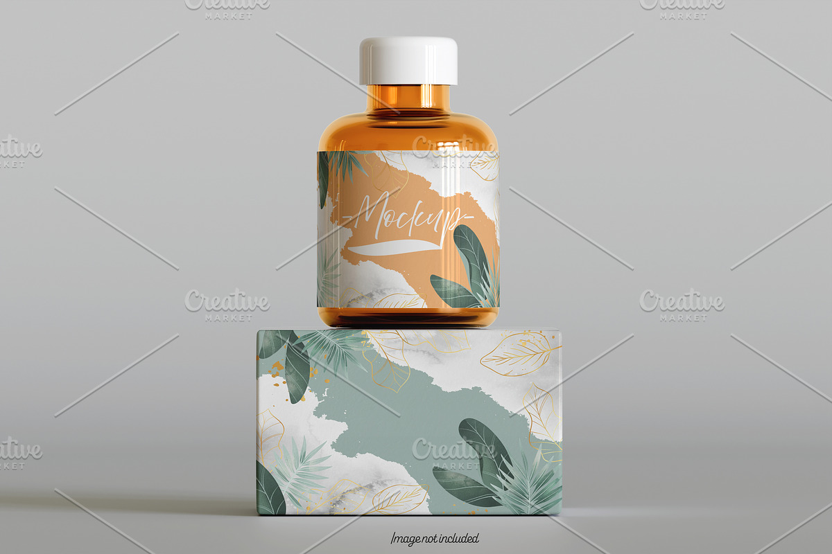 Pills Bottle Mockup Bundles, a Cups & Container Mockup by Ambo Ampeng (Photo 17 of 22)