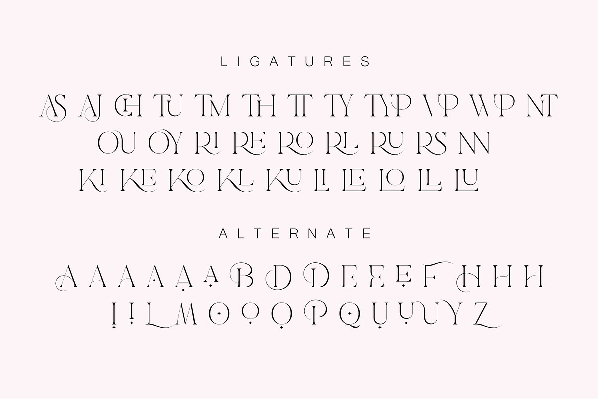 Asfire – Elegant Ligature Serif Font, a Serif Font by Issam Type (Photo 11 of 12)