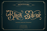 Black Savior Victorian retro Font, a Symbol Font by SHEILLA (Thumbnail 9 of 18)