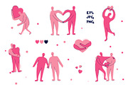 Love Vibes Set, a Seasonal Illustration by Zim Varezhkin (Thumbnail 3 of 12)