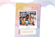 Thank You Card for Teachers Template, a Flyer Template by McLittle Stock (Thumbnail 1 of 2)