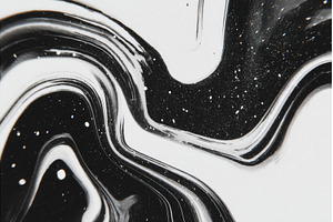 Gray and White Mixed-Media Abstract, a Background Photo by ZinetroN