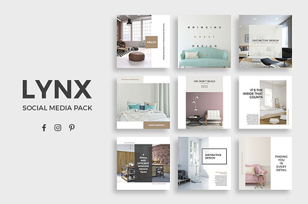 Lynx Social Media Pack, a Social Media Template by SlideStation