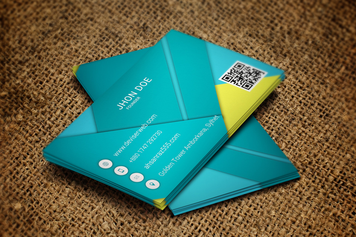 Android Lollipop Business Card, a Business Card Template by Design_Space (Photo 4 of 4)