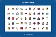 Jazz music icons, an Outline Icon by Wencory (Thumbnail 1 of 2)