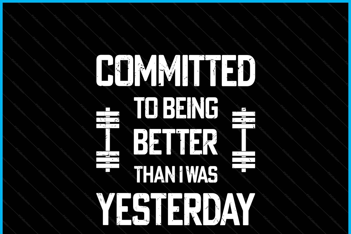 Fitness Motivation Gym Workout SVG, a Graphic by Creativeusart (Photo 3 of 4)