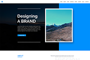 WALK – One Page Responsive Template, a HTML Template by codytheme (Thumbnail 1 of 2)