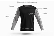 Long Sleeve T-Shirt Mockup, a Hoody Mockup by Ram Studio LLC (Thumbnail 8 of 12)