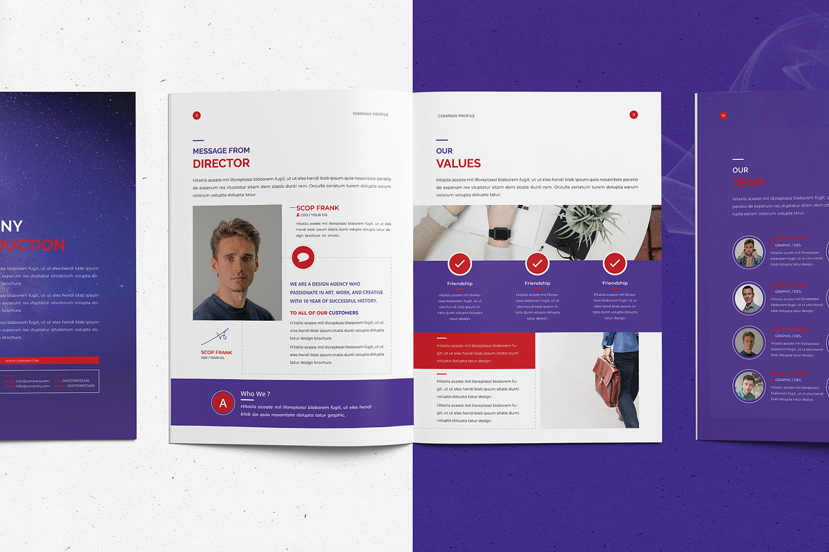 Company Profile, a Brochure Template by WOWPro (Photo 5 of 9)