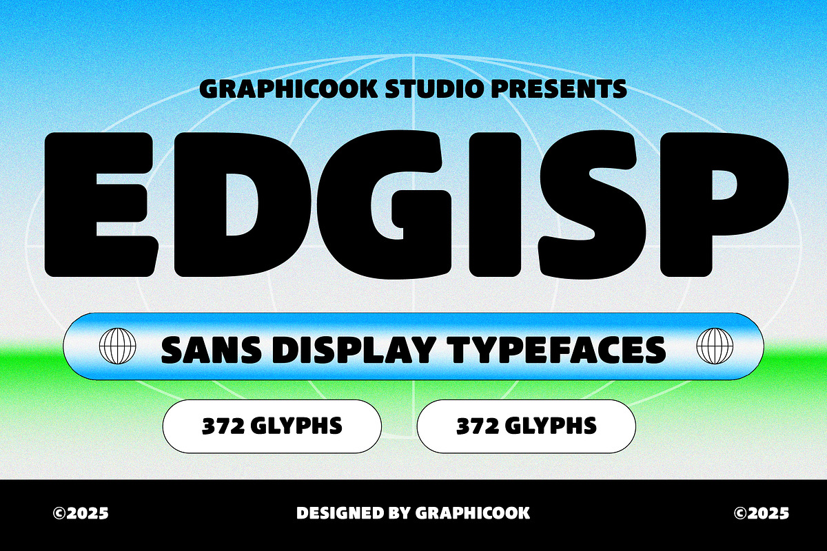 Edgisp, a Sans Serif Font by graphicook (Photo 1 of 10)