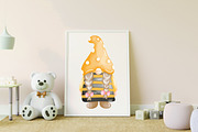 Bee Gnome Watercolor Clipart Bundle, a Person Illustration by Apixsala (Thumbnail 5 of 18)