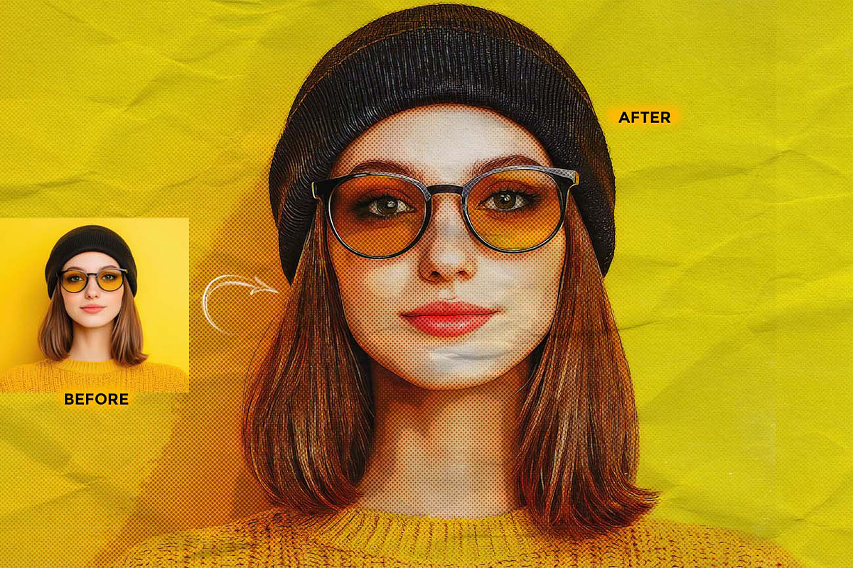 HALFTONE X Experimental Halftone, an Action Add-On by Studio Retouch (Photo 62 of 63)