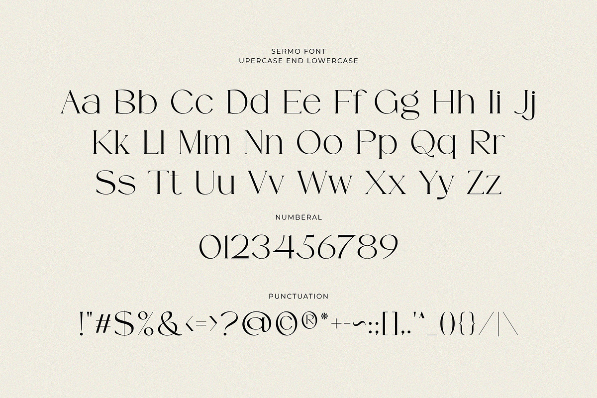 SERMO - elegant serif font, a Serif Font by ToniStudio (Photo 9 of 11)