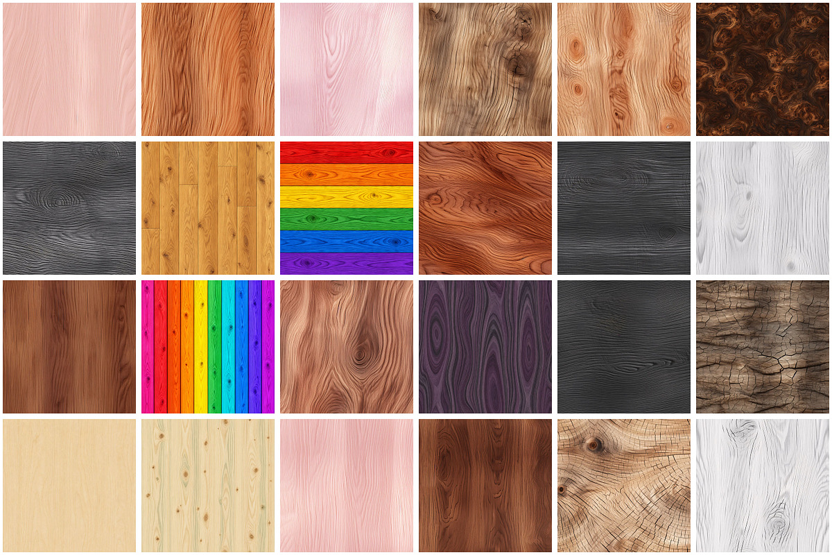 Wood Texture Seamless Pattern, a Texture Graphic by Forhadx5 (Photo 9 of 19)