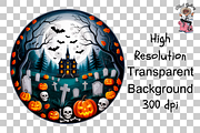 Spooky Halloween Night PNG Bundle, a Graphic by Clipart Bloom (Thumbnail 10 of 11)