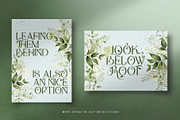 The Moot Jungle Nature Typeface, a Serif Font by alit design (Thumbnail 8 of 15)