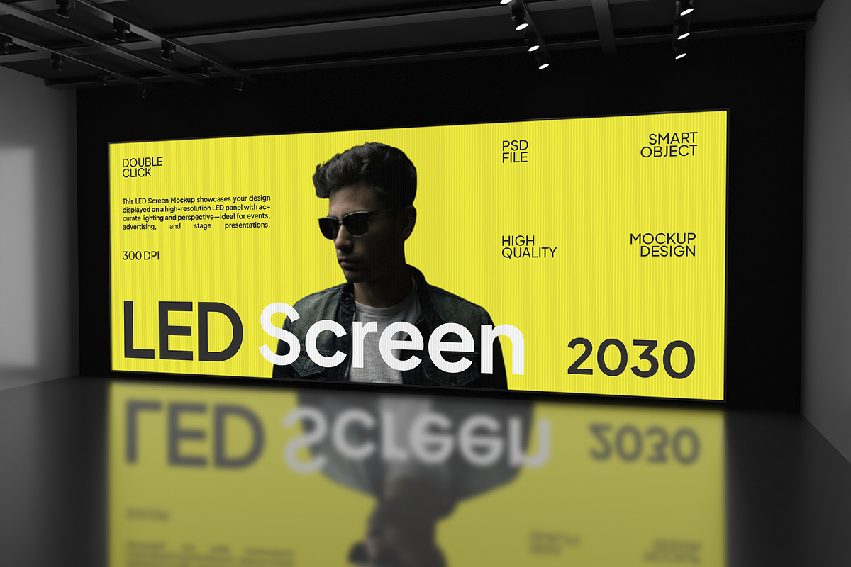 LED Screen Mockup, an Advertising Mockup by Unerispace (Photo 5 of 5)