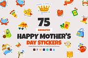 Happy Mother's Day Stickers, an Emoji Icon by Prosymbols (Thumbnail 1 of 11)