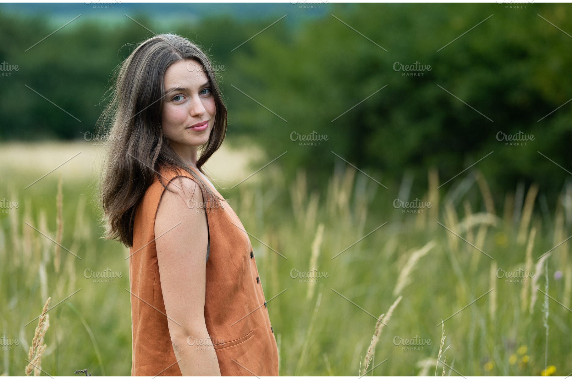 Natural beauty of young woman in, a Person Photo by HalfPoint