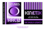 Cutro – Geometric Modular Display, a Sans Serif Font by Drizy (Thumbnail 6 of 10)