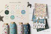 Dragon Christmas. Watercolor set., a Seasonal Illustration by Kate_Rina (Thumbnail 11 of 13)