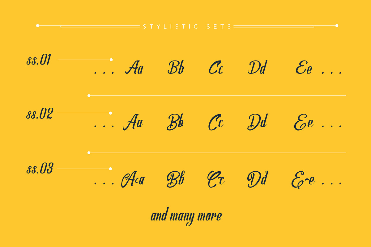 Allema Script Font, a Script Font by Aktab Studio (Photo 12 of 13)