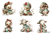 Cute Whimsical Easter Clipart Easter, an Illustration by CreationArt (Thumbnail 6 of 6)