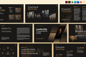 Leadership Presentation Template, a Presentation Template by BrandPacks