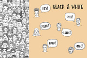 Diversity Face Set: 100 unique faces, a Person Illustration by Franzi draws (Thumbnail 3 of 3)