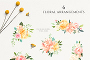 Watercolor Floral Set - Charming, an Illustration by Pixavics (Thumbnail 5 of 9)