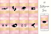 Instagram Story Highlight Icons 016, a Social Media Template by savanamm design (Thumbnail 1 of 2)