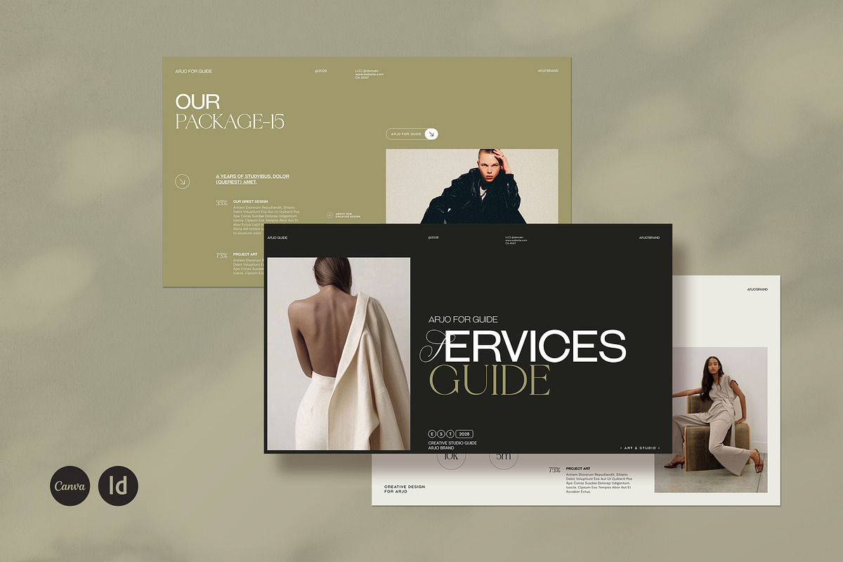 ARJO | Services and Pricing Guide, a Presentation Template by creathrivestudio