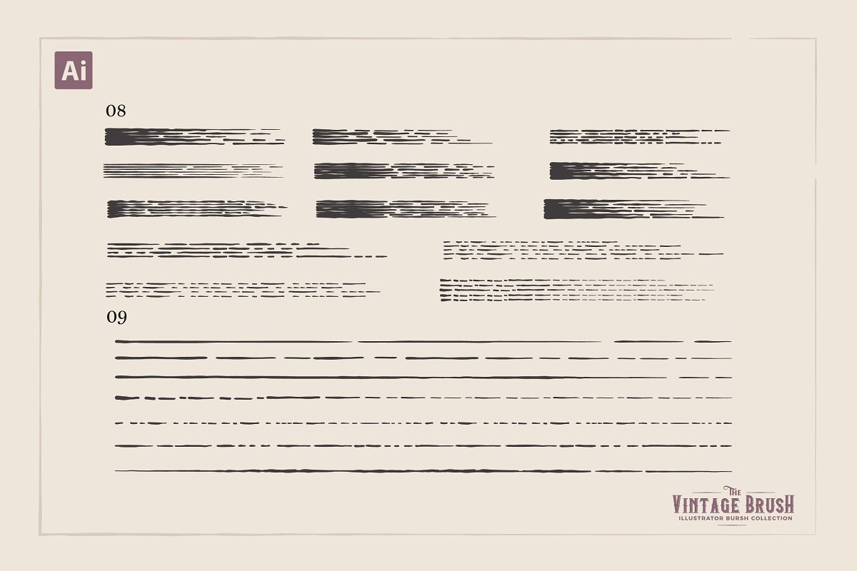 Illustrator Brushes Super Bundle, a Brush Add-On by AndrewPixel (Photo 13 of 25)