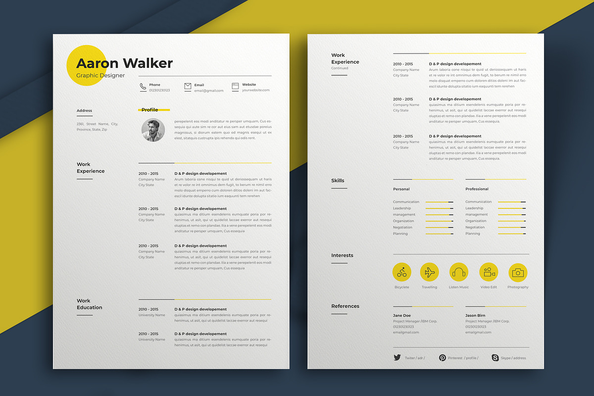 Minimal Resume, a Resume Template by Estartshop (Photo 2 of 6)