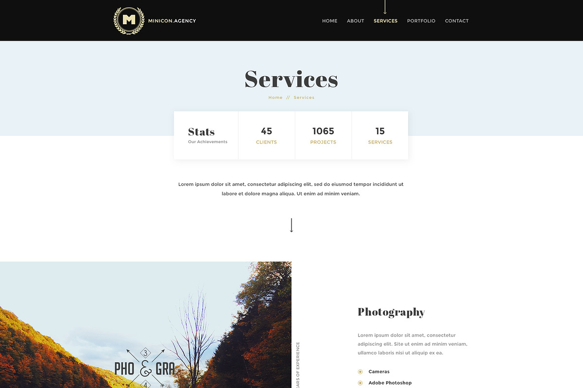 Minicon HTML and PSD Template, a HTML Template by PSDFY (Photo 4 of 10)