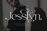 Jesslyn - Stylish Serif Font, a Serif Font by Aqeel_Art (Thumbnail 1 of 10)