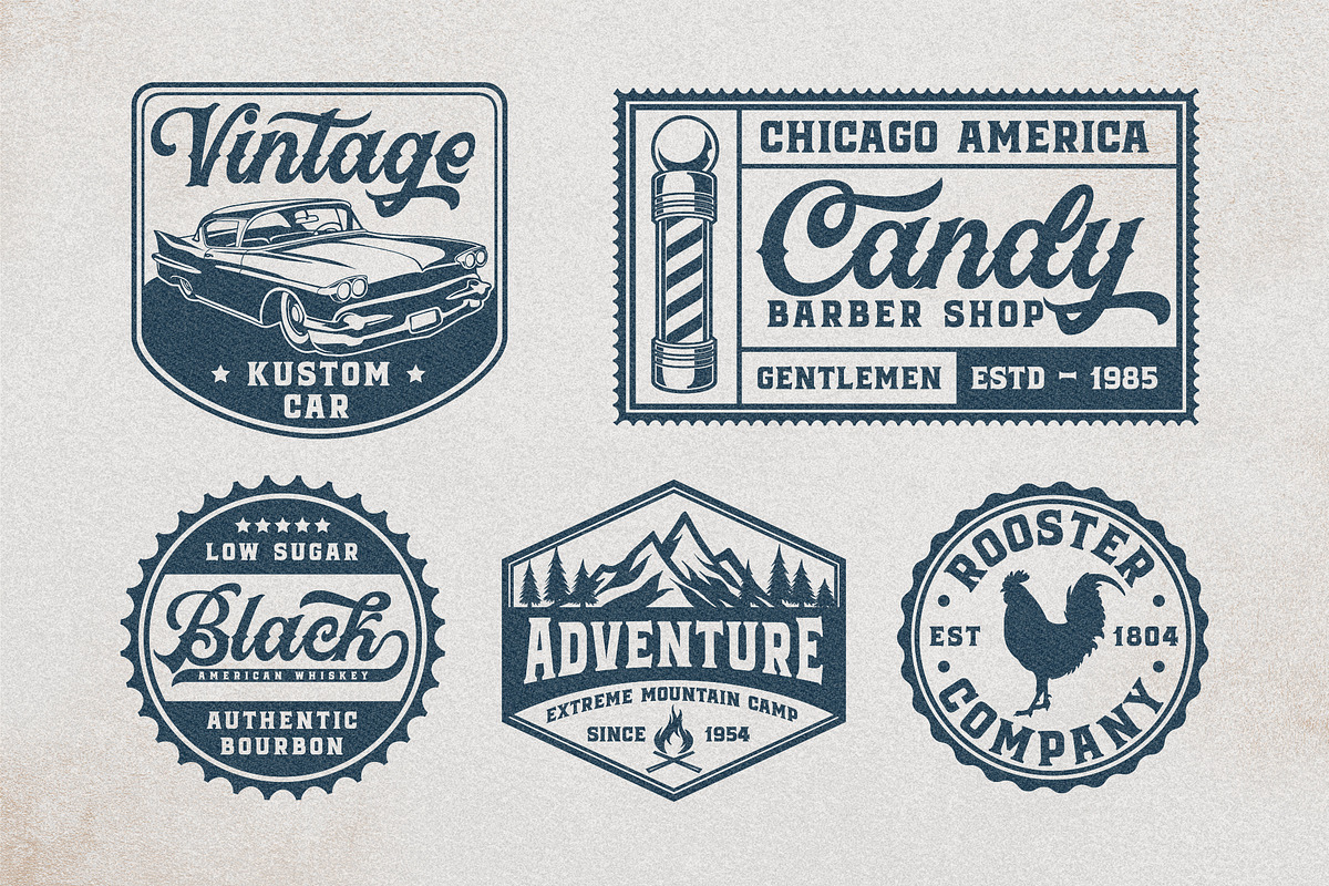 Black Jack Font Combination preview 3